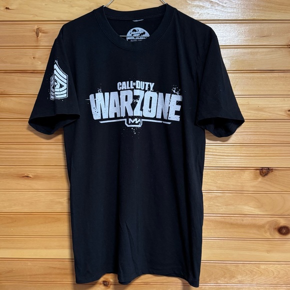 Planeta Pop Other - Call of Duty Warzone Black T-Shirt Medium
